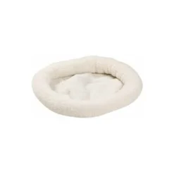 Flamingo Panier Chat Peau De Mouton48x37x8cm