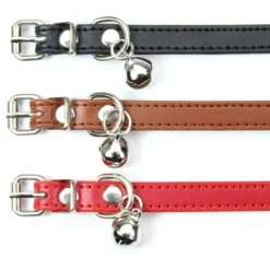 GP Collier En Cuir Pour Chats Et Chiens, Ajustable 20cm-27cm - Noir -Amis Poils Soldes Boutique 70542881 3