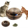 GP Griffoir Chats Avec Boule De Jouet, Magic Organ Cat Scratching Board, Grattoir Pour Chat Pliable Magique, Planche à Gratter Avec Herbe à Chat, Chat à Gratter En Carton