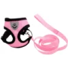 Solde- AGILITY, Harnais Chat Petit Chien Laisse Harnais Chaton Réglable, Harnais Pour Chien Chat Anti-évasion, Harnais En Filet Souple Pour Chiots, Chatons (S, Rose)