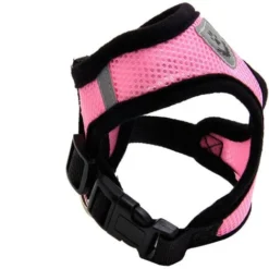 Solde- AGILITY, Harnais Chat Petit Chien Laisse Harnais Chaton Réglable, Harnais Pour Chien Chat Anti-évasion, Harnais En Filet Souple Pour Chiots, Chatons (S, Rose) -Amis Poils Soldes Boutique 70921163 4