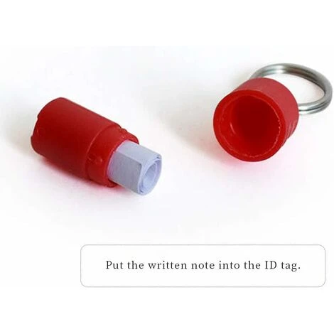 Médaille D'identification Pour Animal Domestique Pour Chat, Petit Chien, Chiot, En Forme De Capsule 3 Médaille D'identification Pour Animal Domestique Pour Chat, Petit Chien, Chiot, En Forme De Capsule – Image 3