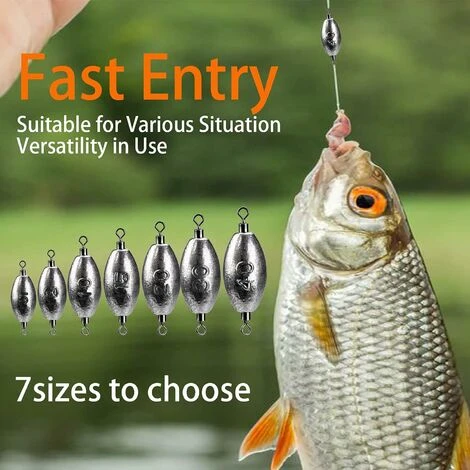 Héloise Plomb De Pêche Avec Émerillons, Plombs De Pêche, Plomb Sinkers De Pêche, Poids De Pêche En Mer Pour à La Truite, Perche, Brochet, Lestes Et Plombs Pour Pêche 2 Héloise Plomb De Pêche Avec Émerillons, Plombs De Pêche, Plomb Sinkers De Pêche, Poids De Pêche En Mer Pour à La Truite, Perche, Brochet, Lestes Et Plombs Pour Pêche – Image 2