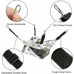 Sac De Sieste Pour Chat à Lit Superposé Pour Hamac Pour Chat à Double Couche -Amis Poils Soldes Boutique 72848797 3