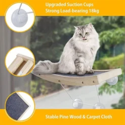 Hamac Chat Fenetre Perchoir De Fenêtre Lit Pour Chat Facile -Amis Poils Soldes Boutique 73257268 4