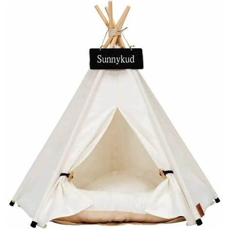 Chien Tente Tipi Pour Animaux De Compagnie Avec Coussin Lavable Amovible Tentes Sweet House Pet Dog Jouer Tente 1 Chien Tente Tipi Pour Animaux De Compagnie Avec Coussin Lavable Amovible Tentes Sweet House Pet Dog Jouer Tente