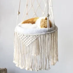 Hamac Pour Chat Berceau De Chat Tissé à La Main Canapé Pour Animaux De Compagnie Panier Suspendu Swing-Style 1 -Amis Poils Soldes Boutique 73760123 3