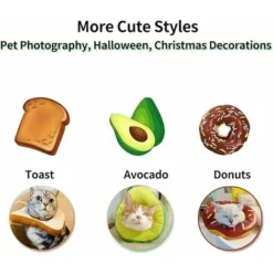 Collier De Cône De Chat Réglable Doux, Collier De Récupération De Chat, Collier En E Mignon Pour Chats Après La Chirurgie, Cônes De Cou De Chat Pour Arrêter De Lécher Pour Chat/chaton/petit Chien -Amis Poils Soldes Boutique 75358001 4