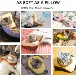 Collier De Cône De Chat Réglable Doux, Collier De Récupération De Chat, Collier En E Mignon Pour Chats Après La Chirurgie, Cônes De Cou De Chat Pour Arrêter De Lécher Pour Chat/chaton/petit Chien -Amis Poils Soldes Boutique 75358001 5