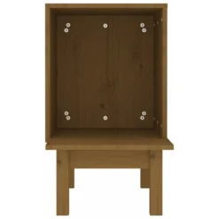 Maison Pour Chat Marron Miel 60x36x60 Cm Bois De Pin Massif VidaXL -Amis Poils Soldes Boutique 75546060 5