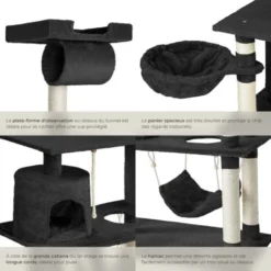 - Griffoir, Grattoir Geant, Cadre D´escalade Pour Chat -Amis Poils Soldes Boutique 7560293 4