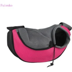 Sac Pour Animaux De Compagnie Respirant Rose Rouge FUIENKO
