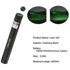 Pointeurs Laser 10000m 532nm Pointeur Laser Vert Visée Laser Mise Au Point Réglable Haute Puissance 303 Pas De Chargeur Pas De Batterie 8 Pointeurs Laser 10000m 532nm Pointeur Laser Vert Visée Laser Mise Au Point Réglable Haute Puissance 303 Pas De Chargeur Pas De Batterie -Amis Poils Soldes Boutique 76521939 4