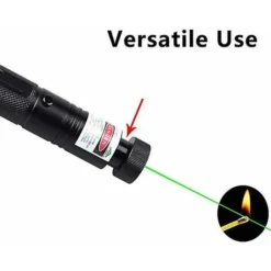 Pointeurs Laser Pointeur Laser Vert 10000m 532nm Pointeur Laser à Mise Au Point Réglable Haute Puissance Laser 303 Avec Batterie 18650