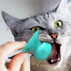 Animaux Chats Brosse à Dents Jouet Drôle Forme Cataire Saveur Silicone Molaire Bâton Dents Nettoyage Jouet Pour Chats Chaton -Amis Poils Soldes Boutique 76663623 3