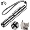 Jouets Pour Chat Pour Chats D'intérieur Chaton Pointeur Jouets, Chat Pointeur Jouet Pour Intérieur Tease Chats Pointeur Jouet Jouant Formation Chaser Interactif Animaux De Compagnie Chiens Chats D'intérieur Chaton Lumière Rouge Pointeur Jouets, Argent (argent, M)