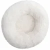 Lit Pour Chat, Coussin Moelleux, Doux Lavable Pour Chats Chiens (Blanc, 60 Cm), Kueatily