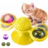 Jouets Pour Chats, Jouet Tourbillonnant, Chat Moulin à Vent Tourne-disque Jouet Pour Chat Jouet Pour Chat Scratching Tickle Crazy Game，
