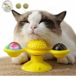 Jouets Pour Chats, Jouet Tourbillonnant, Chat Moulin à Vent Tourne-disque Jouet Pour Chat Jouet Pour Chat Scratching Tickle Crazy Game， -Amis Poils Soldes Boutique 79652620 5