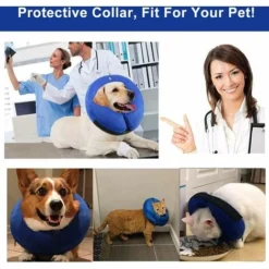 Collier Gonflable De Récupération De Chien, Confortable Collerette De Protection Pour Chien Chats, Réglable De Collier élisabéthain Pour La Récupération D'animaux Familiers, Anti-morsure / Lécher 9 Collier Gonflable De Récupération De Chien, Confortable Collerette De Protection Pour Chien Chats, Réglable De Collier élisabéthain Pour La Récupération D'animaux Familiers, Anti-morsure / Lécher -Amis Poils Soldes Boutique 80359600 5