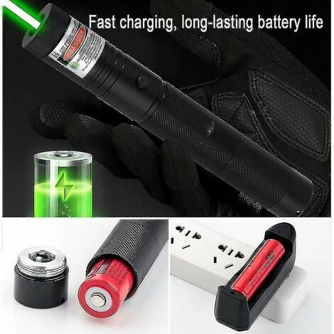 Pointeurs Laser Verts Puissants 10000m 532nm Pointeur Laser De Visée Laser Vert Haute Puissance-Laser303-thsinde 4 Pointeurs Laser Verts Puissants 10000m 532nm Pointeur Laser De Visée Laser Vert Haute Puissance-Laser303-thsinde – Image 4