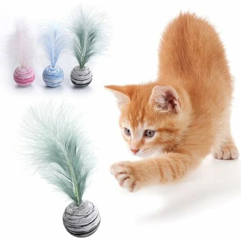 Jouets Pour Chat Travail Indépendant Chat Chat Intelligence Jouet Accessoires Ensemble De Jouets Interactifs Pour Chat Jouets De Balle De Plumes Activité Stuff Balls Jeux D'activité Balle De Chat 3 Pi 1 Jouets Pour Chat Travail Indépendant Chat Chat Intelligence Jouet Accessoires Ensemble De Jouets Interactifs Pour Chat Jouets De Balle De Plumes Activité Stuff Balls Jeux D'activité Balle De Chat 3 Pi