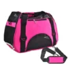 Sacoche En Nylon Pour Animaux Rose Rouge 43x20x29 Cm Sac Pour Animaux De Compagnie Pour Chats Et Chiens