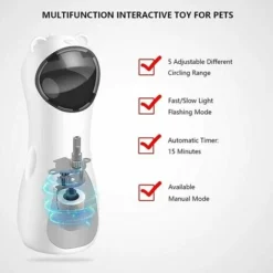 Jouet Laser Pour Chat Automatique, Jouets Pour Chat Laser Interactifs, Formation De Capture Rotative, Placement Haut -Amis Poils Soldes Boutique 84052220 4