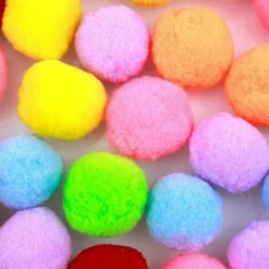 30 PCS Chat Boules Colorées 3 CM Balle Élastique Chat Jouet Interactif Chat Jouet Coloré Chat En Peluche Balle Jouet Doux Chaton Bobble Balle En Peluche Pour Chat Chaton Chien -Amis Poils Soldes Boutique 85658345 4