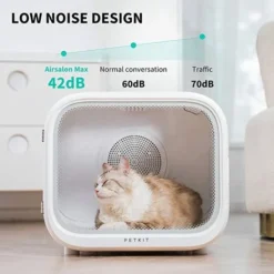 PETKIT AIRSALON Max Sèche-Cheveux Automatique Pour Chat, Séchoir Automatique Pour Animaux De Compagnie Pour Chats Et Petits Chiens, 60L Grande Capacité, Contrôle Intelligent De La Température APP -Amis Poils Soldes Boutique 86474625 4