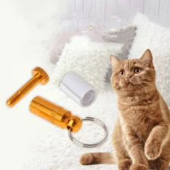 Mini Étiquettes D'adresse Grand Et Petit Chien Et Chat ID Avec Étiquettes D'adresse Étanche ID Titulaire De La Carte Adresse Pochette Carte D'identité 2 Pièce 6mm X 20.5mm Porte-adresse -Amis Poils Soldes Boutique 87412041 3