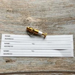 Mini Étiquettes D'adresse Grand Et Petit Chien Et Chat ID Avec Étiquettes D'adresse Étanche ID Titulaire De La Carte Adresse Pochette Carte D'identité 2 Pièce 6mm X 20.5mm Porte-adresse -Amis Poils Soldes Boutique 87412041 4