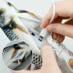 Jouet Poisson Chat Jouet Poisson Electrique Jouet Interactif A Macher Pour Chat Poisson Simulation Avec Charge USB Jouet De Poisson En Peluche Lavable(28 CM) -Amis Poils Soldes Boutique 87413685 5