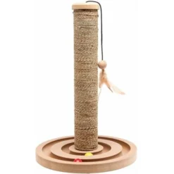 Griffoir Pour Chats Avec Jouet Bille Brigitte 30x44 Cm 560146 FLAMINGO