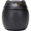 Chat Cendré Urne Souvenir Urnes Pour Animaux De Compagnie Chats Chat Noir Urne 3 "x 3" (noir) - THSINDE