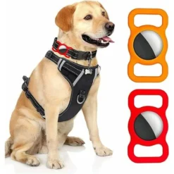Protection En Silicone Animaux Compatible Avec AirTag, Housse Anti-Rayures Coque AirTag Pour GPS Animaux De Compagnie Collier Pour Chien De Chat Enfants Sacs âgés