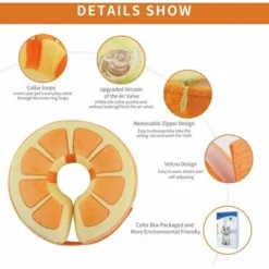 Collerette Souple Chien Gonflable, Protection Réglable Collier De Favoriser La Récupération Pour Chien Chats Anti Lechage & Morsure, S -Amis Poils Soldes Boutique 89375871 5