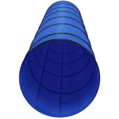 Tunnel Pour Chien Bleu Ø 50x300 Cm Polyester VidaXL -Amis Poils Soldes Boutique 90470923 4