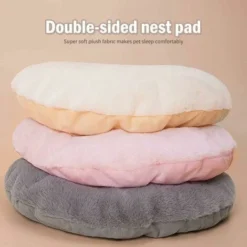 Panier Chien Chat Maison Niche Igloo Cave Nid Pour Chien Chat Avec Coussin Flanelle Amovible Lit De Couchage Pour Chien Chat De Petite Moyenne Grande Taille(Beige，M:40X45CM) -Amis Poils Soldes Boutique 90620684 4