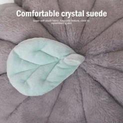 Panier Chien Chat Maison Niche Igloo Cave Nid Pour Chien Chat Avec Coussin Flanelle Amovible Lit De Couchage Pour Chien Chat De Petite Moyenne Grande Taille(Beige，M:40X45CM) -Amis Poils Soldes Boutique 90620684 5