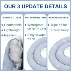 Collier De Récupération Chien Chat Collerette Chien Anti Léchage Collerette Chat Anti Grattage, Ajustable, Lavable, Convient Aux Chats Et Petits Chiens (S) -Amis Poils Soldes Boutique 90764854 4