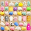 30 Pièces Mini Squishy Enfants Party Favors Animaux Squishies Soulagement Du Stress Jouets Chat Panda Licorne Squishy Squeeze Jouets