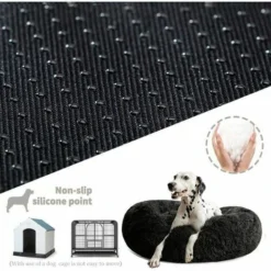 Panier Chien, Coussin Chien Anti Stress XXXL Dehoussable,Paniers Et Mobilier Pour Chiens, Lit Moelleux Rond Pour Chien, Lavable, Confortable -Amis Poils Soldes Boutique 93346271 3