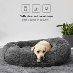 Panier Chien, Coussin Chien Anti Stress XXXL Dehoussable,Paniers Et Mobilier Pour Chiens, Lit Moelleux Rond Pour Chien, Lavable, Confortable -Amis Poils Soldes Boutique 93346271 5