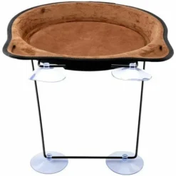 Ventouse Chats Hamac Creative Cats Perche Hamac Fenêtre Chats Siège De Repos Durable Ligne De Suspension Nids Fenêtre Chats Maison Hamac De Fenêtre Pour Chat Transat Lit Chat Perchoir à Chat(café) -Amis Poils Soldes Boutique 93348256 4