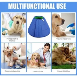 XL-Morsure Protection Cône Collerette, Collerettes Chat Anti-Morsure Protection,Réglable Collier De Récupération Chien Avec Velcro Pour Chien Chat Anti Lechage Morsure -Amis Poils Soldes Boutique 93437115 5