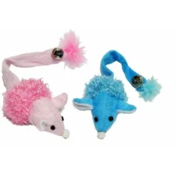 Souris Clochette Et Papier Bruissant Avec Herbe à Chat - 8/15cm