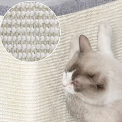 Tapis Griffoir Chat Protection Fauteuil Canapé Griffoir, Tapis En Sisal Et Lin Adapté Pour Chaton Chien - 130x45cm -Amis Poils Soldes Boutique 93886682 4