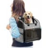 PEAK Sac à Dos Pour Animaux De Compagnie Chiens/Chats, Sac De Transport Portatif Pour Animaux De Compagnie Avec Sac De Voyage Polyvalent Pliable Et Respirable, Idéal Pour Les Animaux De 3-10 Kg