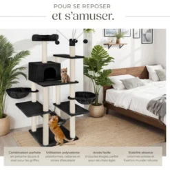 - Griffoir, Grattoir Geant, Cadre D´escalade Pour Chat -Amis Poils Soldes Boutique 9455202 3